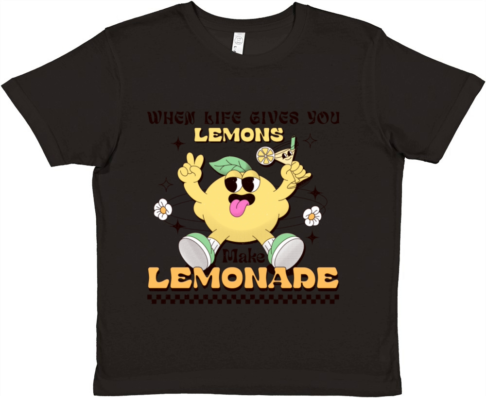 Lemon Quote Premium Kids Crewneck T-shirt