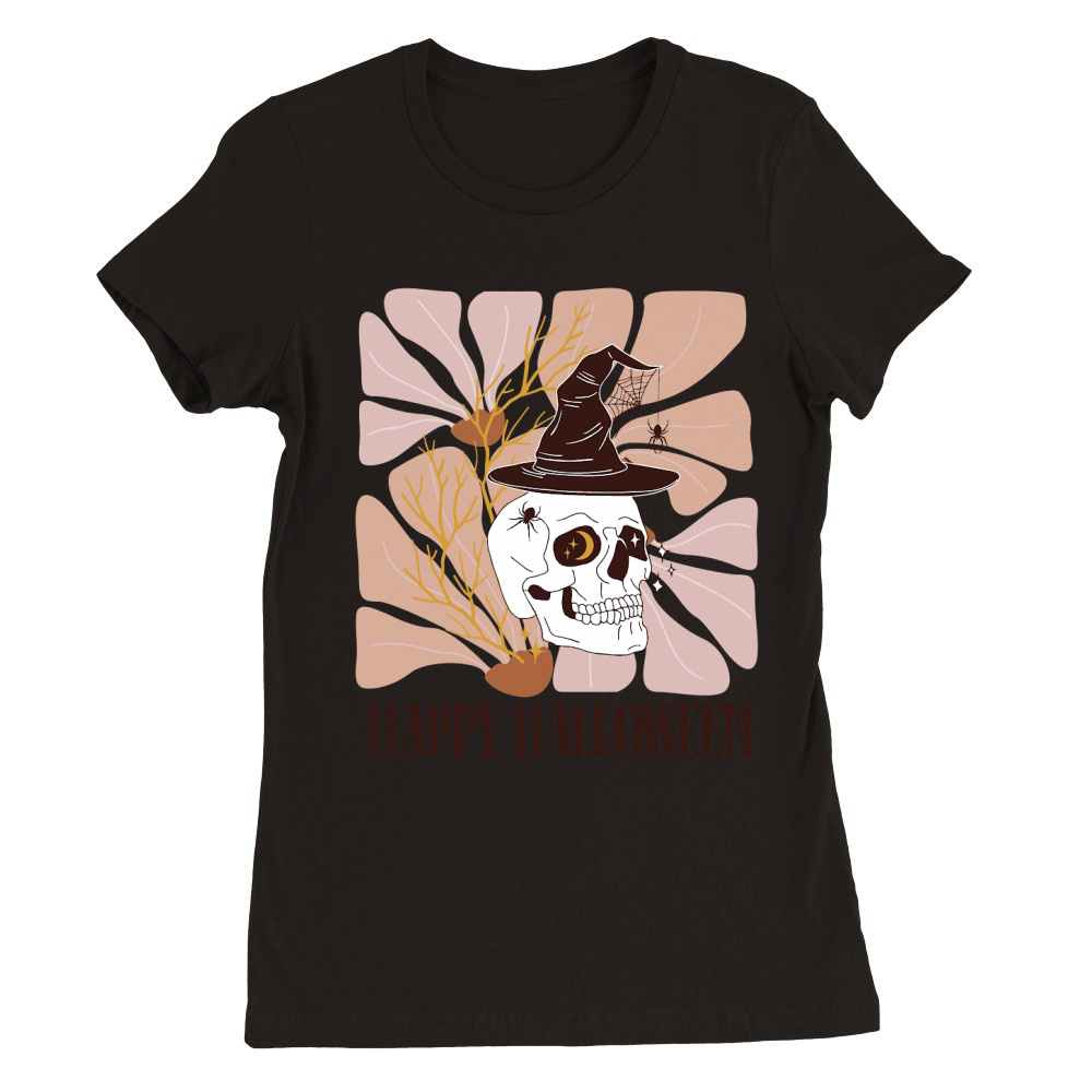 happy halloween Premium Womens Crewneck T-shirt