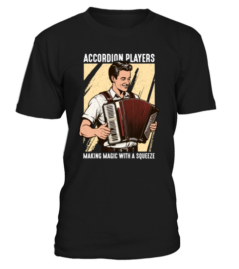 Accordion Players Making Magic Wind Instrument T-Shirt Unisex