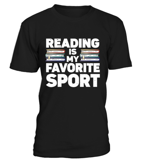Reading Is My Favorite Sport Bookworm T-Shirt Unisex