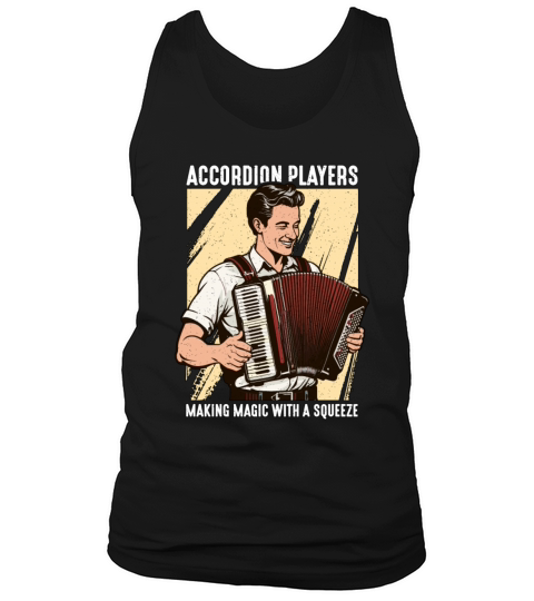 Accordion Players Making Magic Wind Instrument Tank Top Unisex
