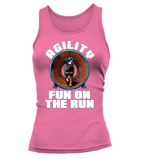 Dog Agility Fun On The Run Dog Sport Enthusiast Tank top Woman