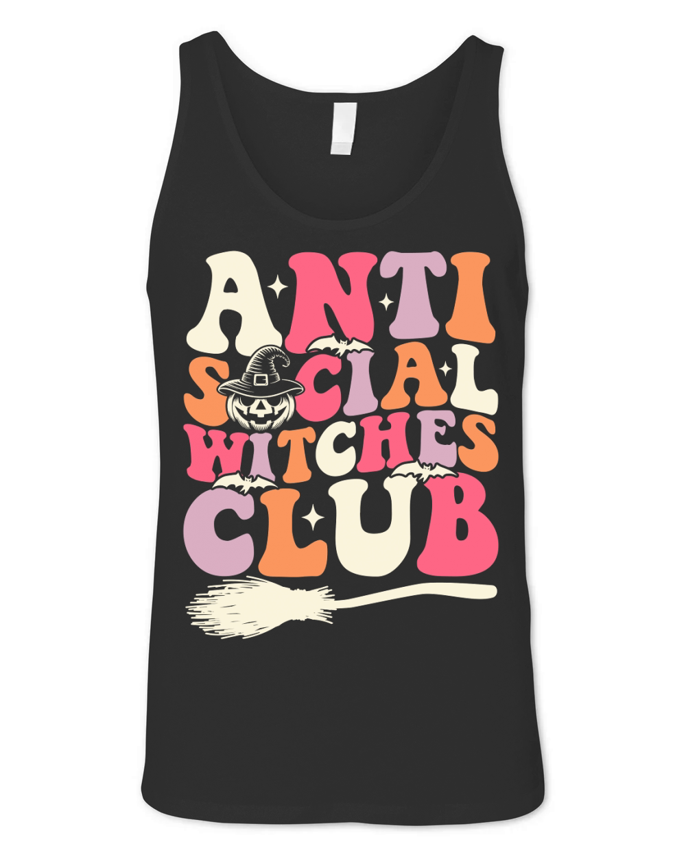 anti social witches club Unisex Jersey Tank