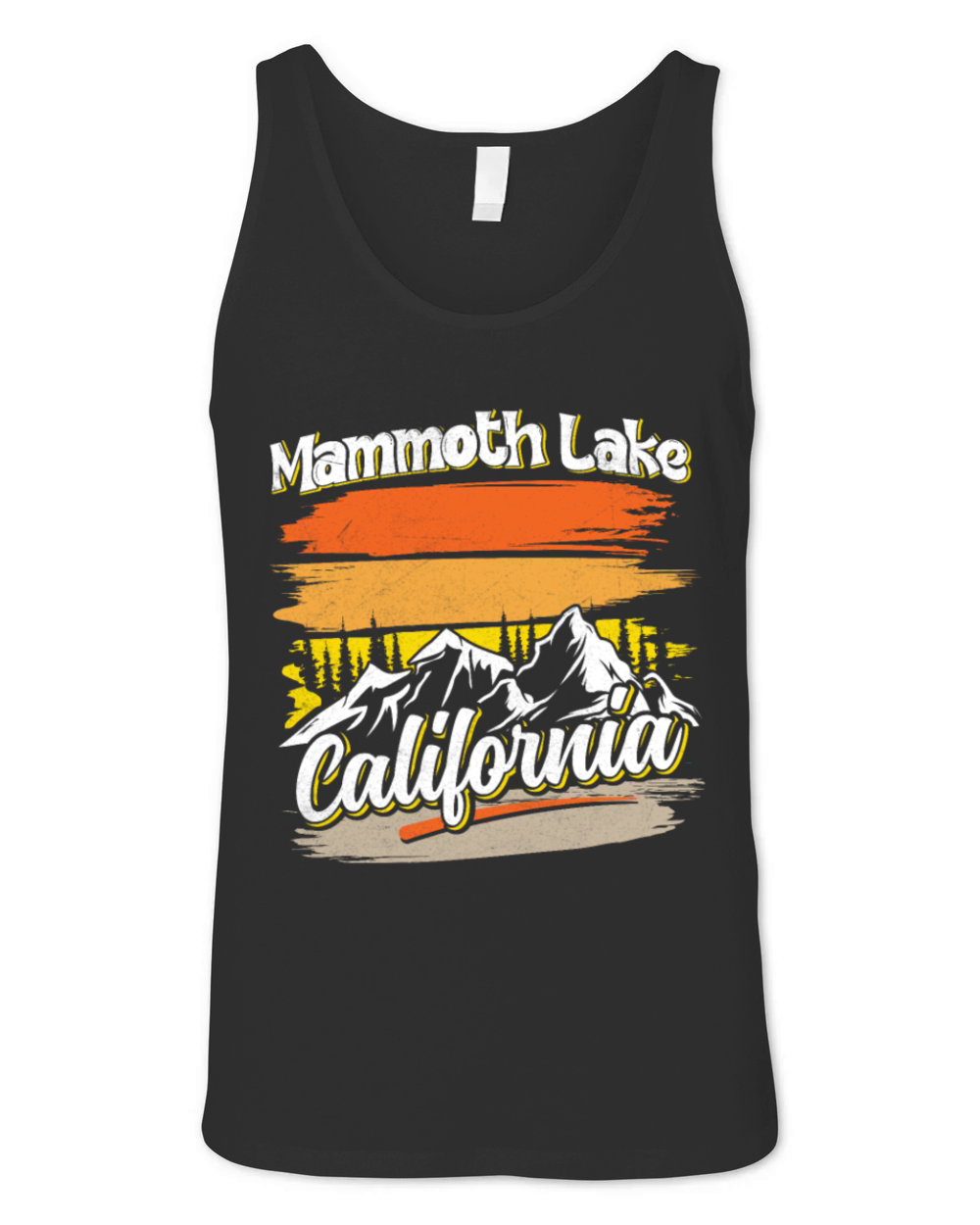 CALIFORNIA MAMMOTH LAKES Vintage California Fan Unisex Jersey Tank