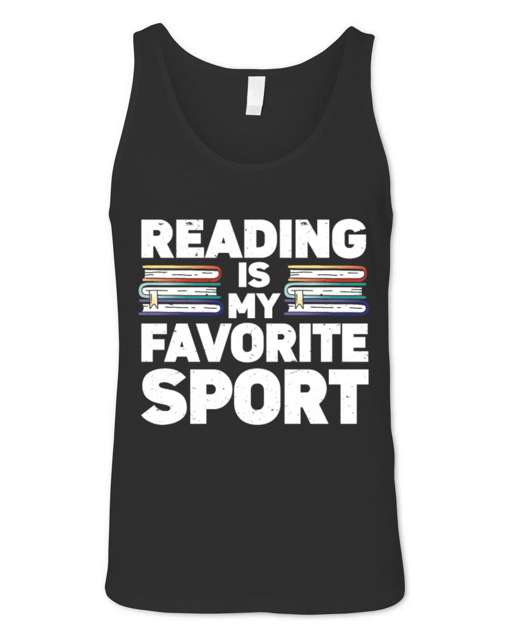 Reading Is My Favorite Sport Bookworm Unisex Jersey Tank