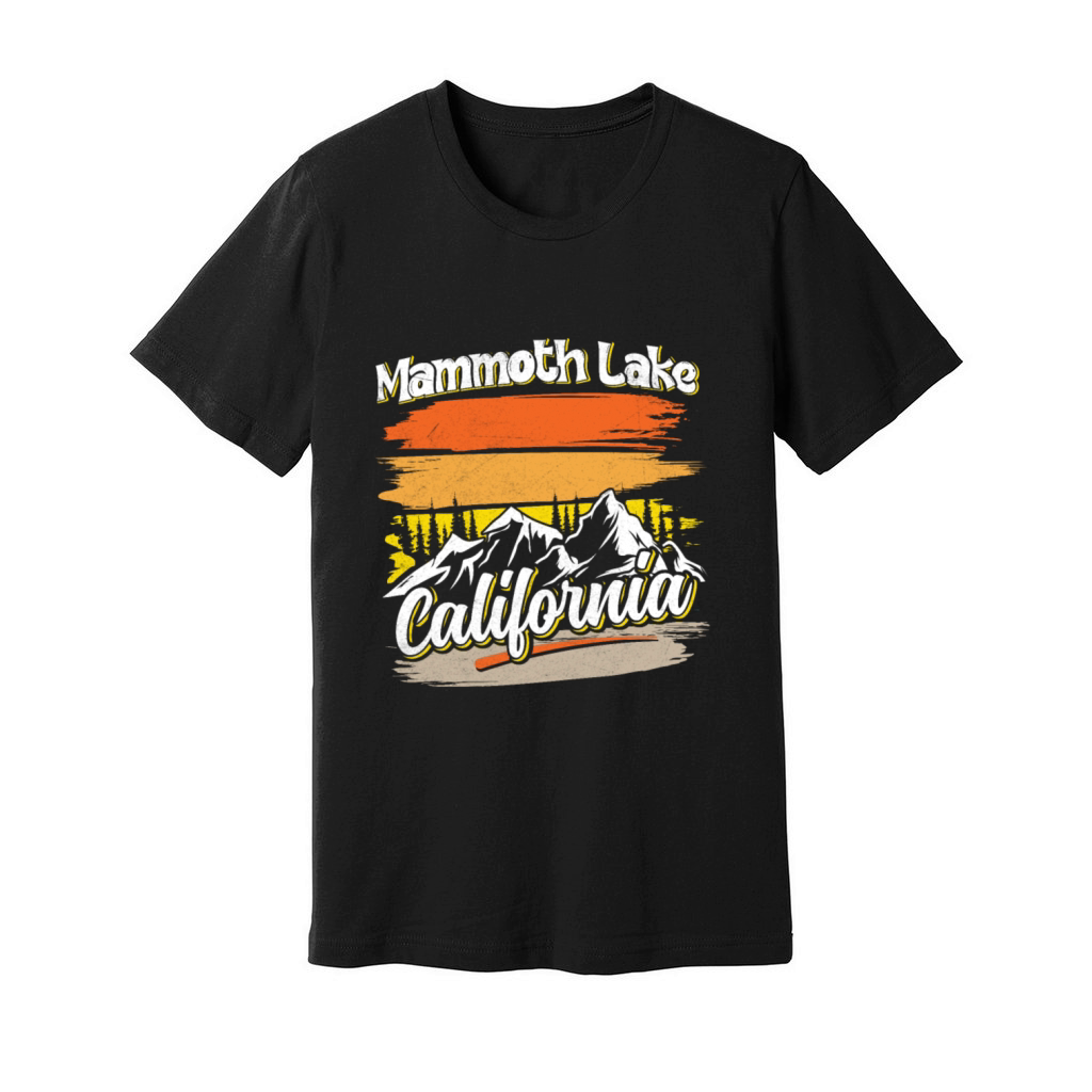 CALIFORNIA MAMMOTH LAKES Vintage California Fan Unisex Jersey Tee