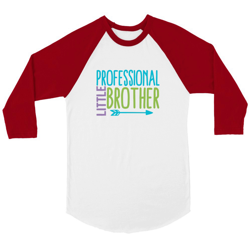 Professional little brother Unisex ¾ sleeve Raglan T-shirt
