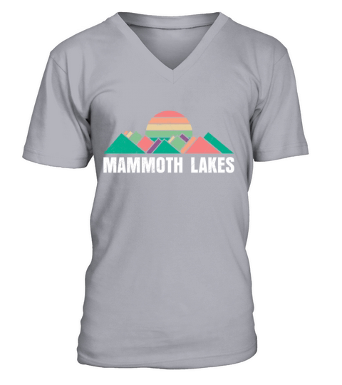 MAMMOTH LAKES Vintage CALIFORNIA Mammoth Lakes V-Neck T-shirt