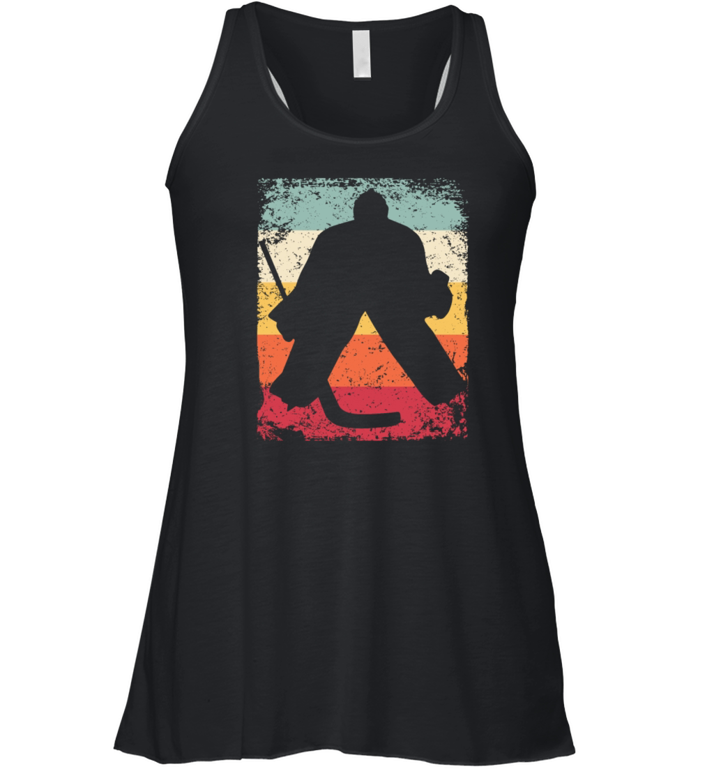 Ice Hockey Player Vintage Ice Hockey Women's Flowy Tank Top