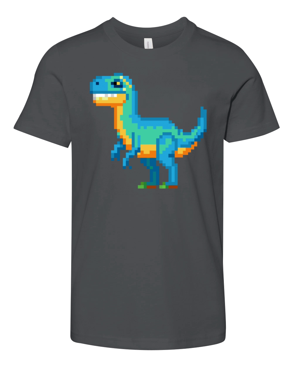 dinosaurus pixel Youth Unisex Jersey Tee