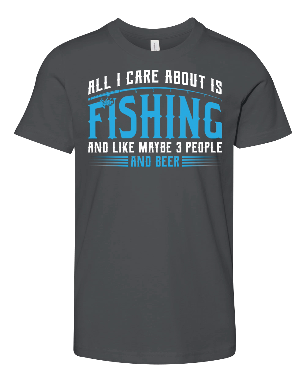 Fishing (3) Youth Unisex Jersey Tee