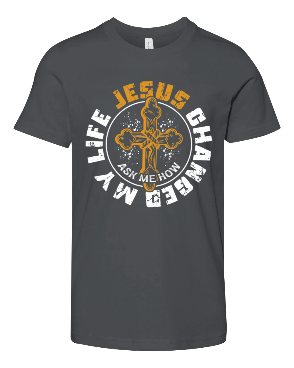 Jesus Changed Ask Me How - Powerful Christian Youth Unisex Jersey Tee