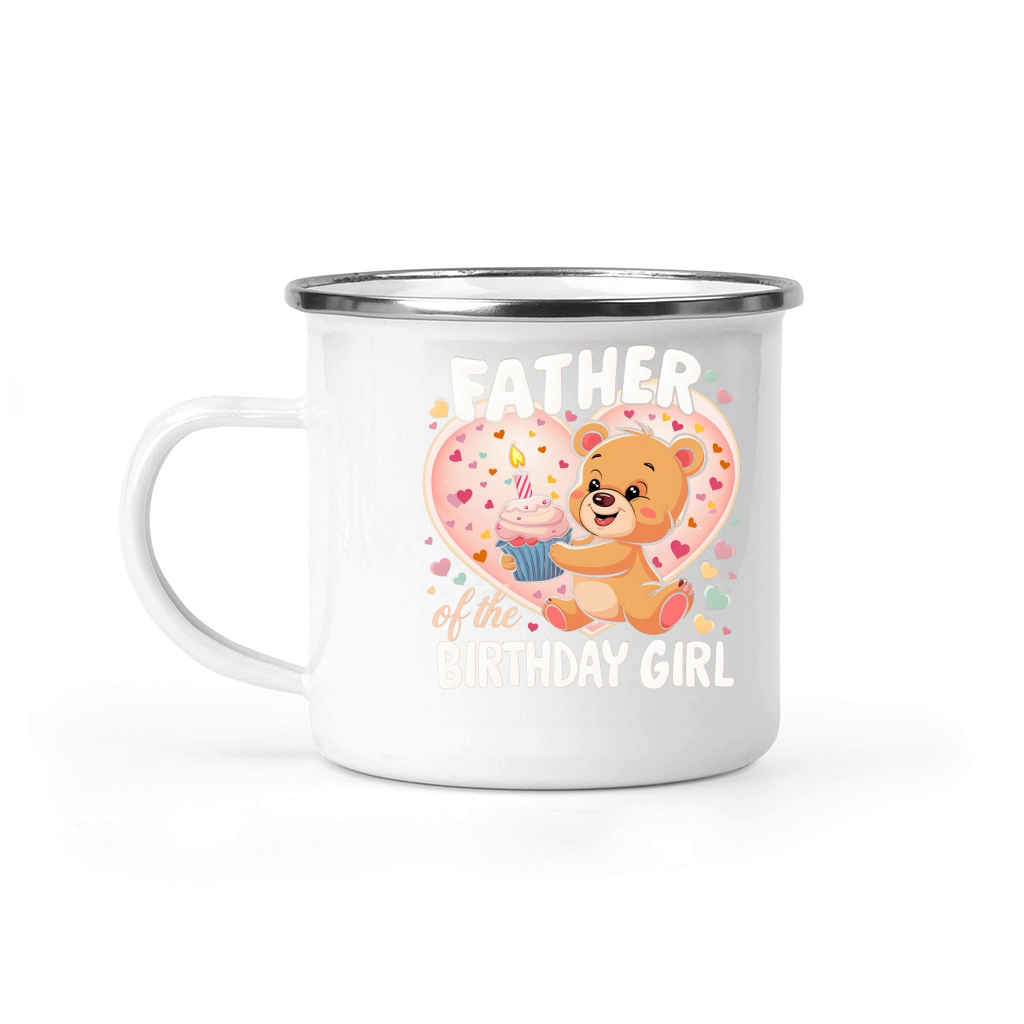 Father of the birthday girl (1) Camping Mug