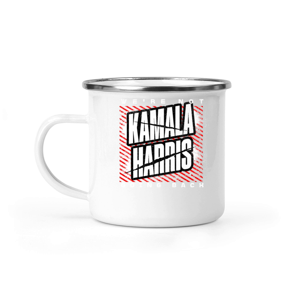 Kamala Walz 24 we are not going back Camping Mug