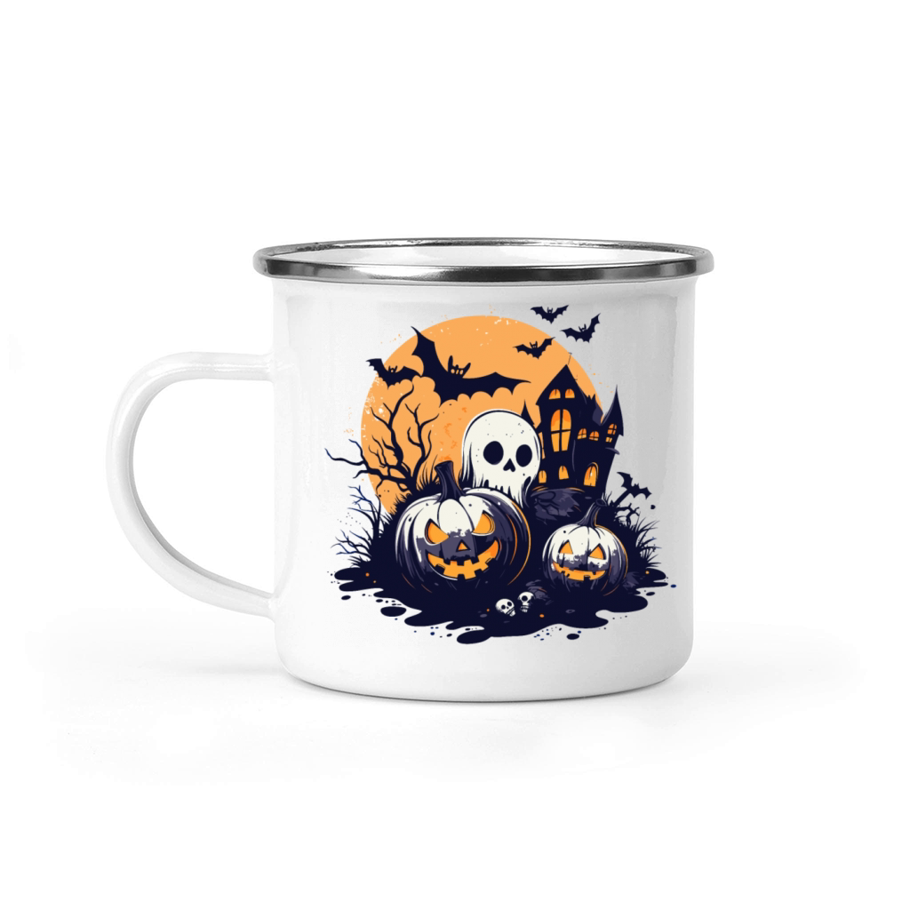 Retro Halloween Camping Mug