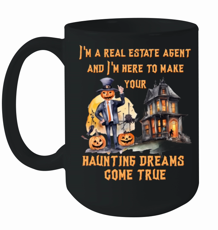 Halloween Real estate agent quote humorous gift Ceramic Mug