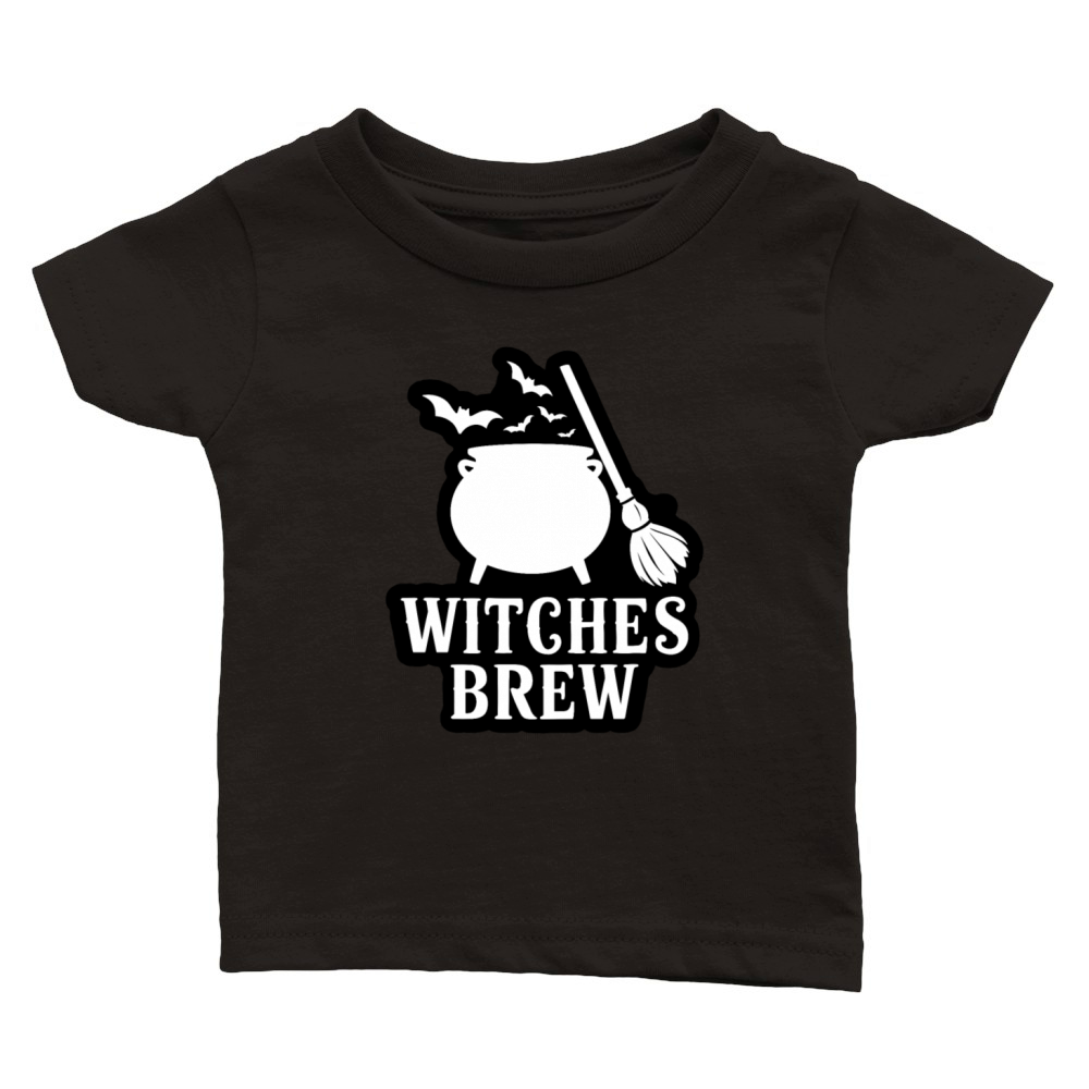 Halloween saying quote Witches Brew Classic Baby Crewneck T-shirt