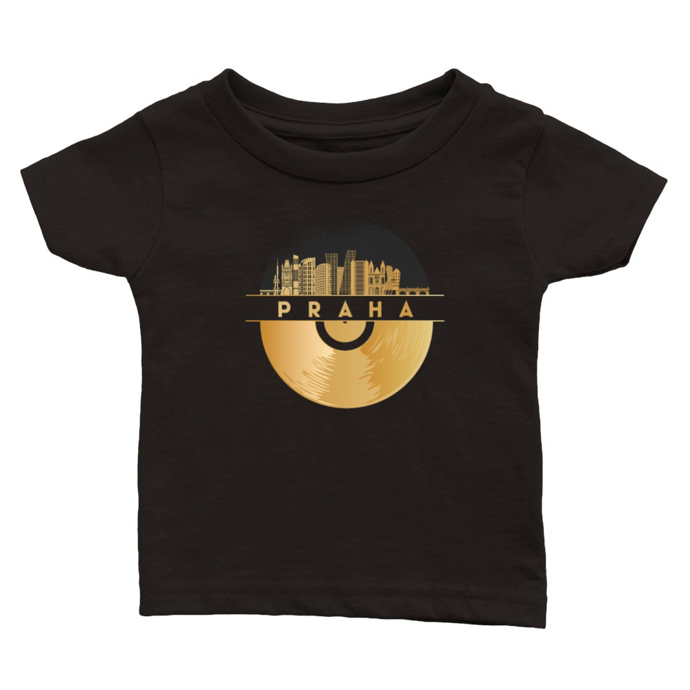Record-Player 80s Music Classic Baby Crewneck T-shirt