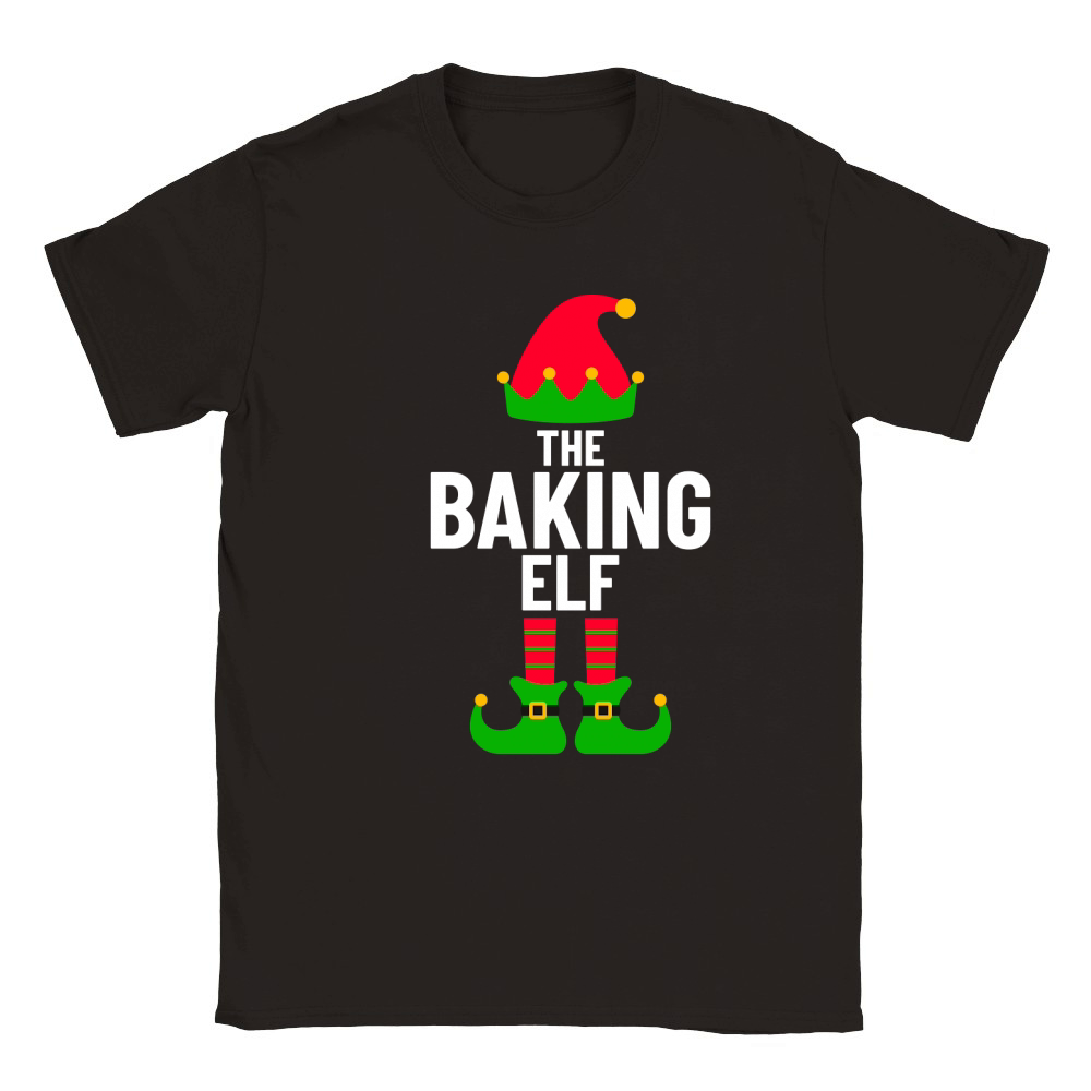 The Baking Elf Christmas Classic Kids Crewneck T-shirt