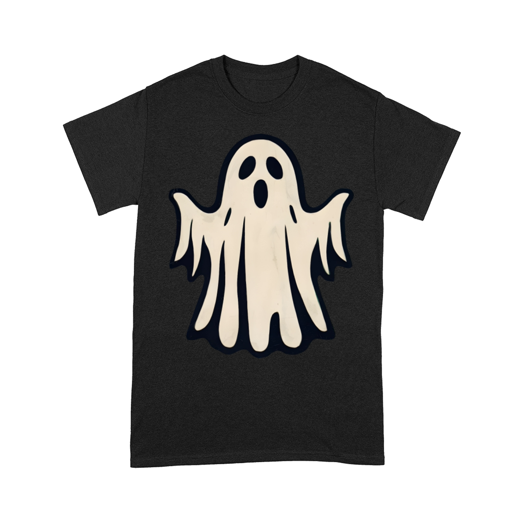 Classic Vintage Ghost - Simple Halloween Design Comfort T-shirt