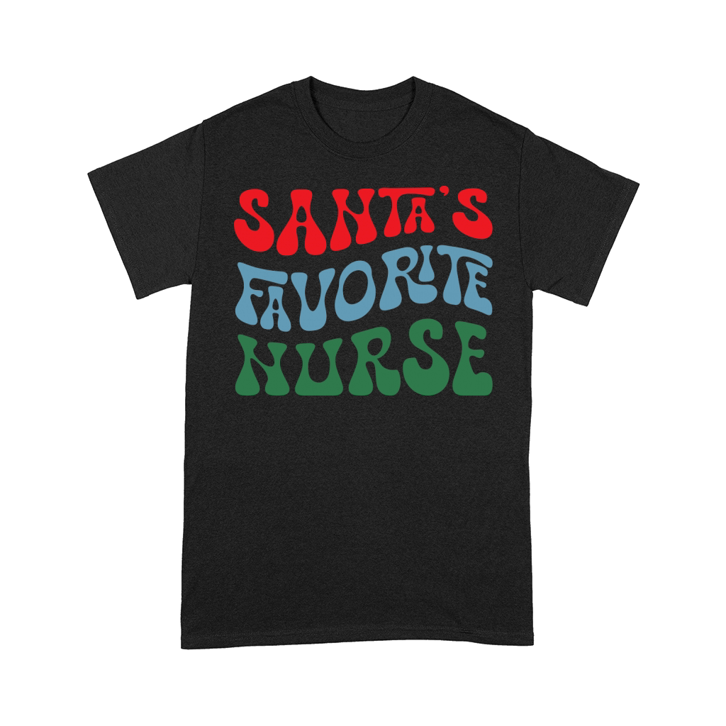 Santas Favorite Nurse Comfort T-shirt