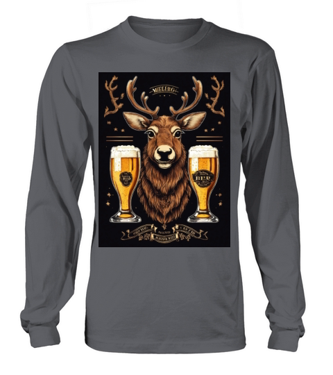 Majestic Stag and Craft Beer Long sleeved Unisex