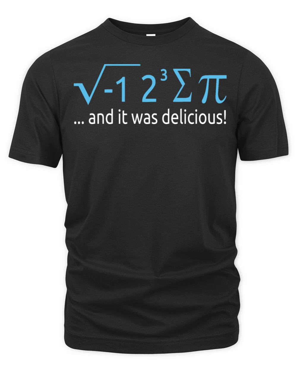 I Ate Some Pie And It Was Delicious 8 Pi Day 2BK9 Organic Unisex T-shirt