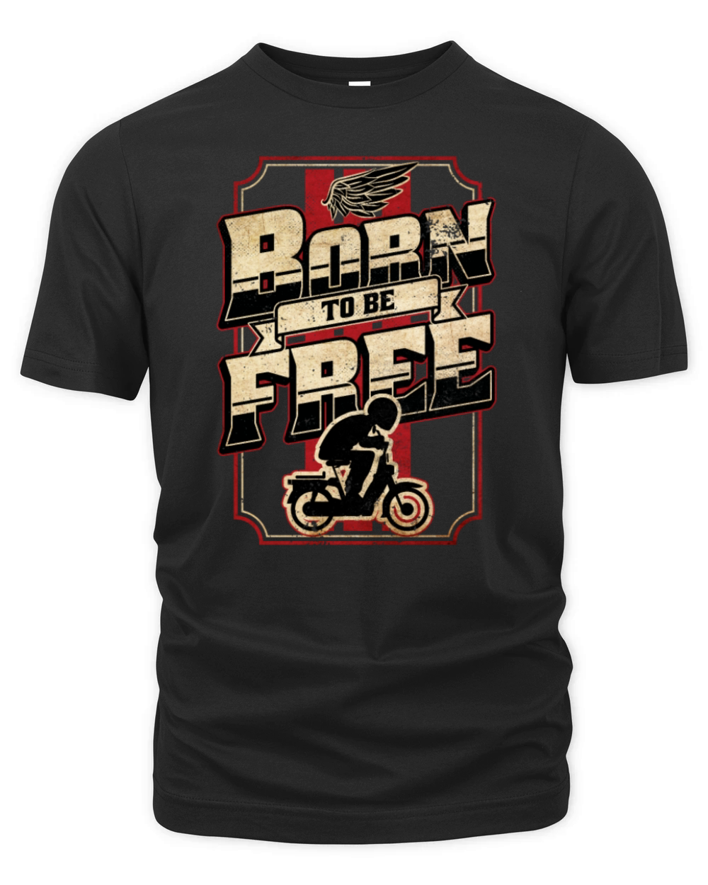 Moped Bike Mofas Moped gift idea Motorcycle Organic Unisex T-shirt