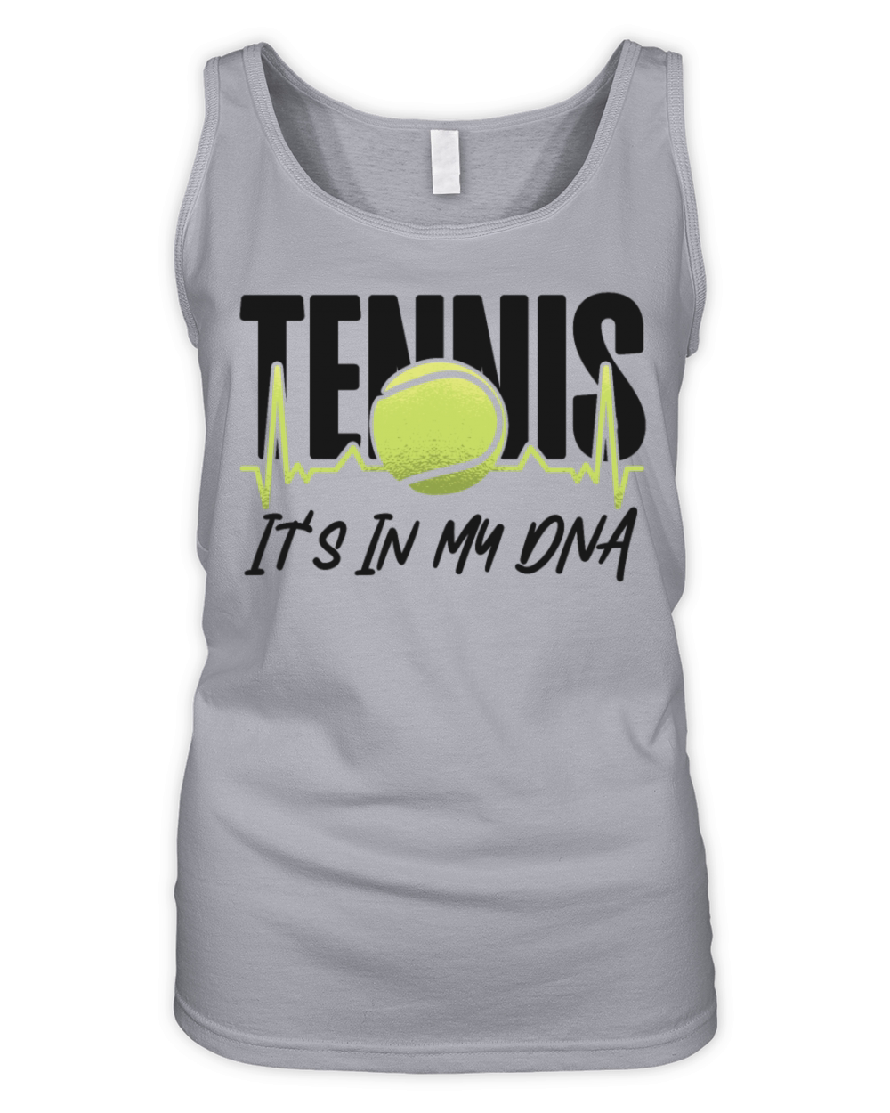 Funny Tennis Player Racket Tennis Organic Women's Tank Top