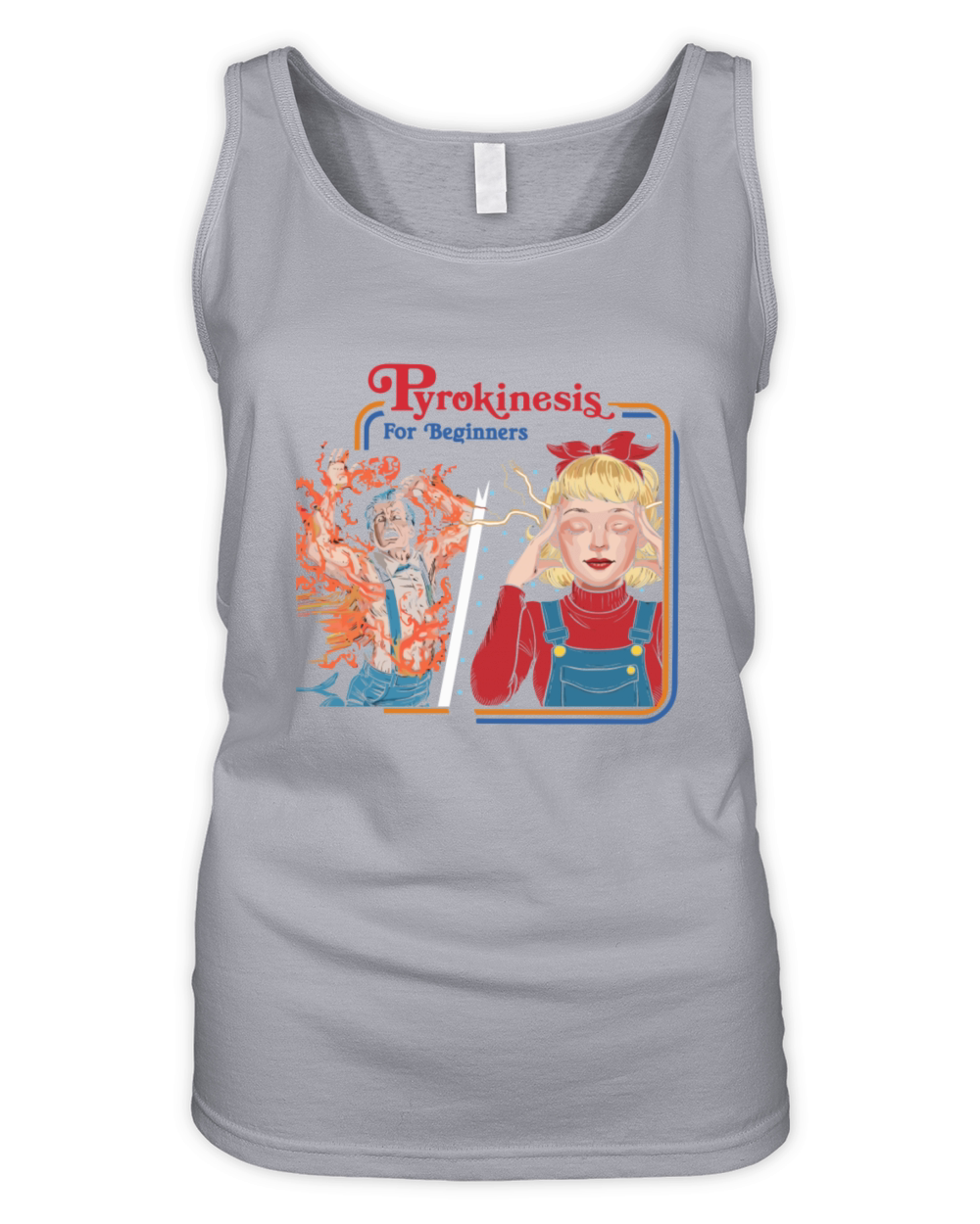 Pyrokinesis for Beginners Design Organic Women's Tank Top