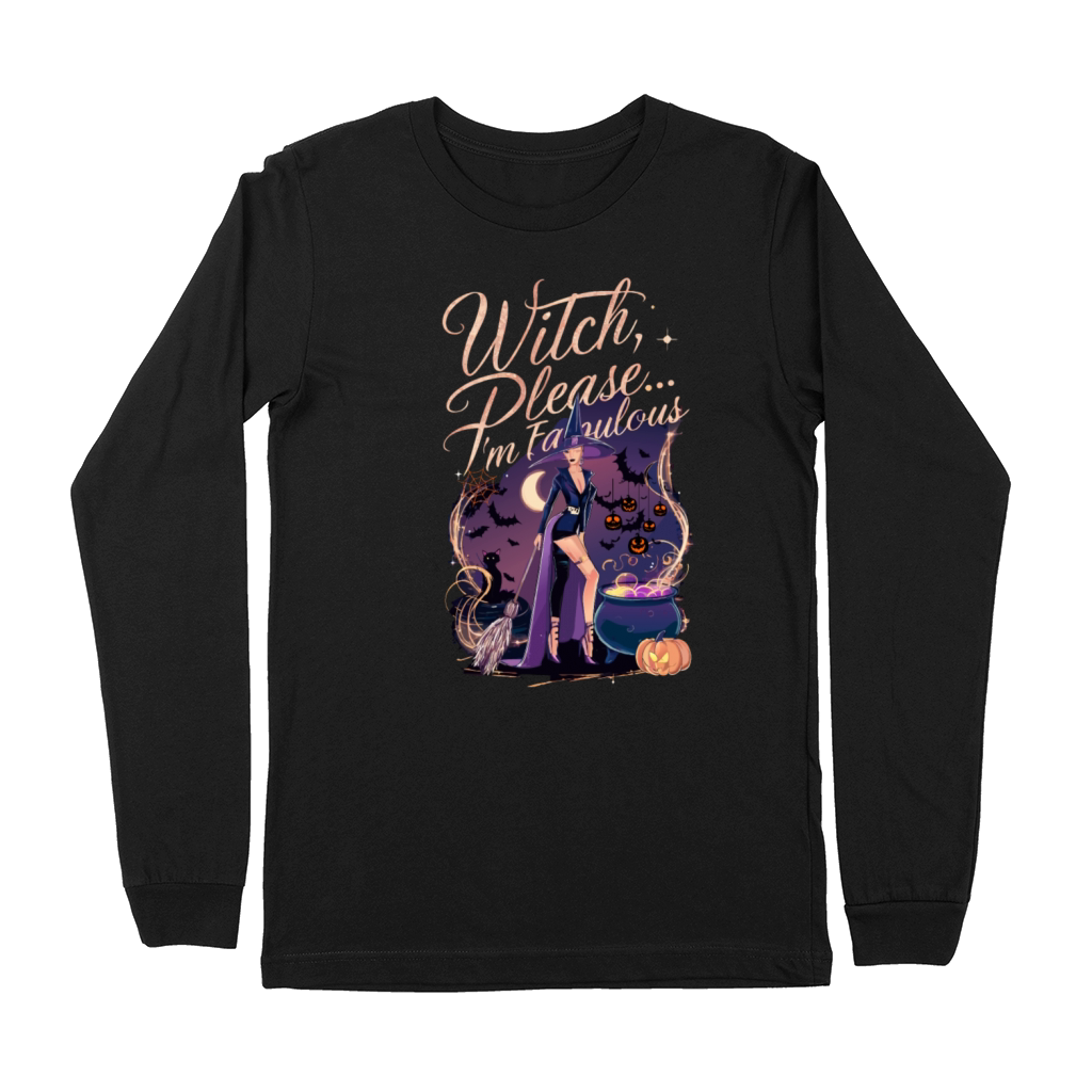 Halloween Witch Please I Am Fabulous Premium Long Sleeve