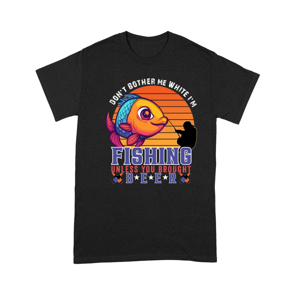 Fishing sunset vintage shirt Premium T-shirt
