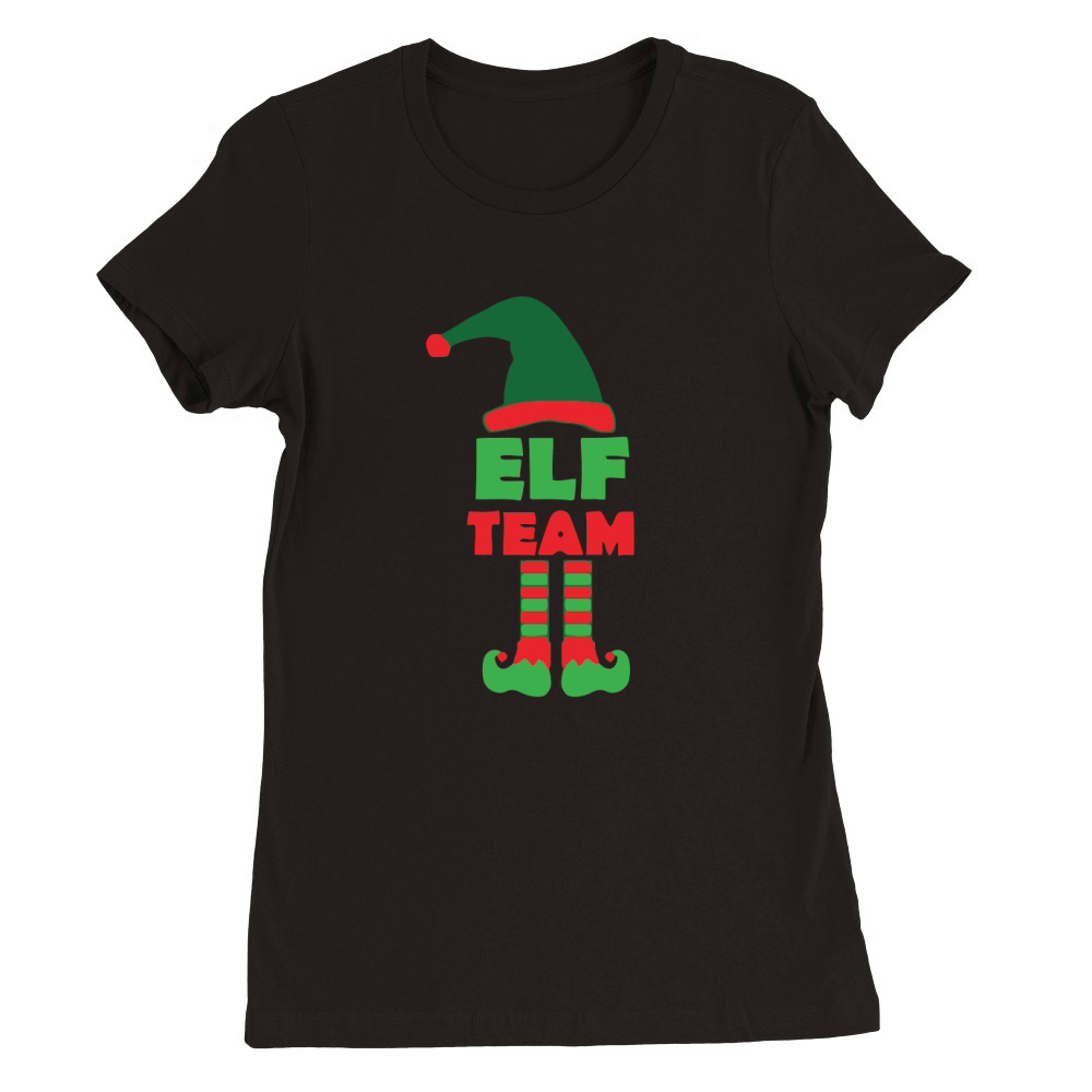 Elf team Premium Womens Crewneck T-shirt