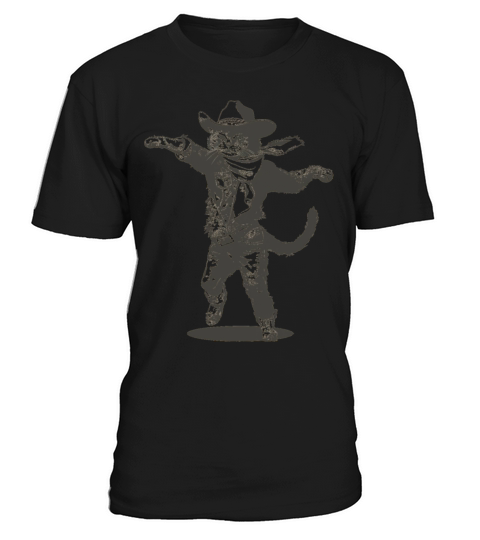 Cat Cowboy Hat Cat Dancing Vintage Style T-Shirt Unisex