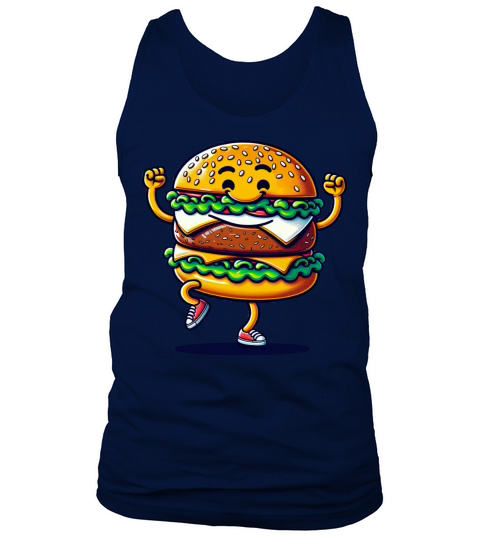 Burger Dancing Tank Top Unisex