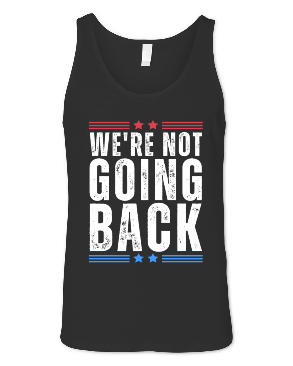 Were Not Going Back Harris Walz Unisex Jersey Tank