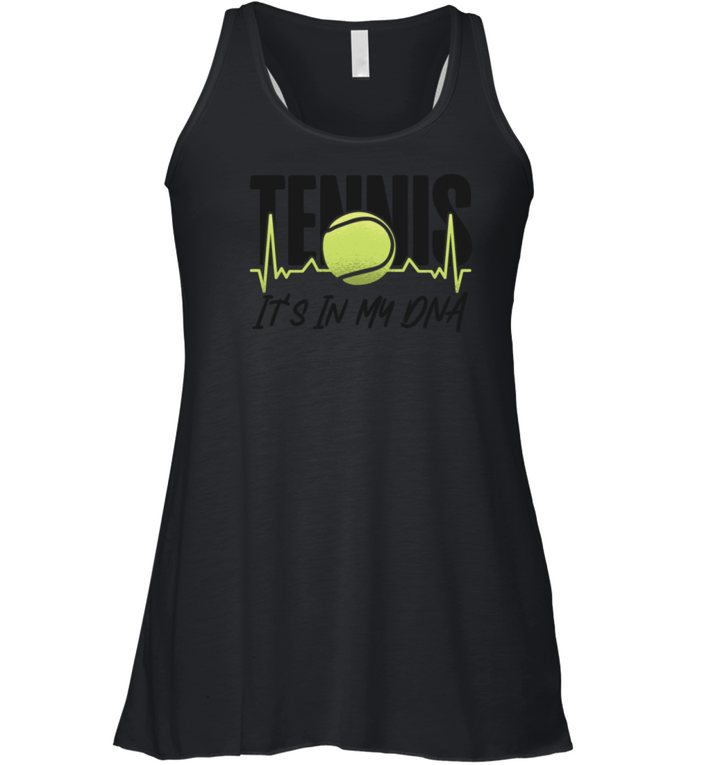 Funny Tennis Player Racket Tennis Women's Flowy Tank Top
