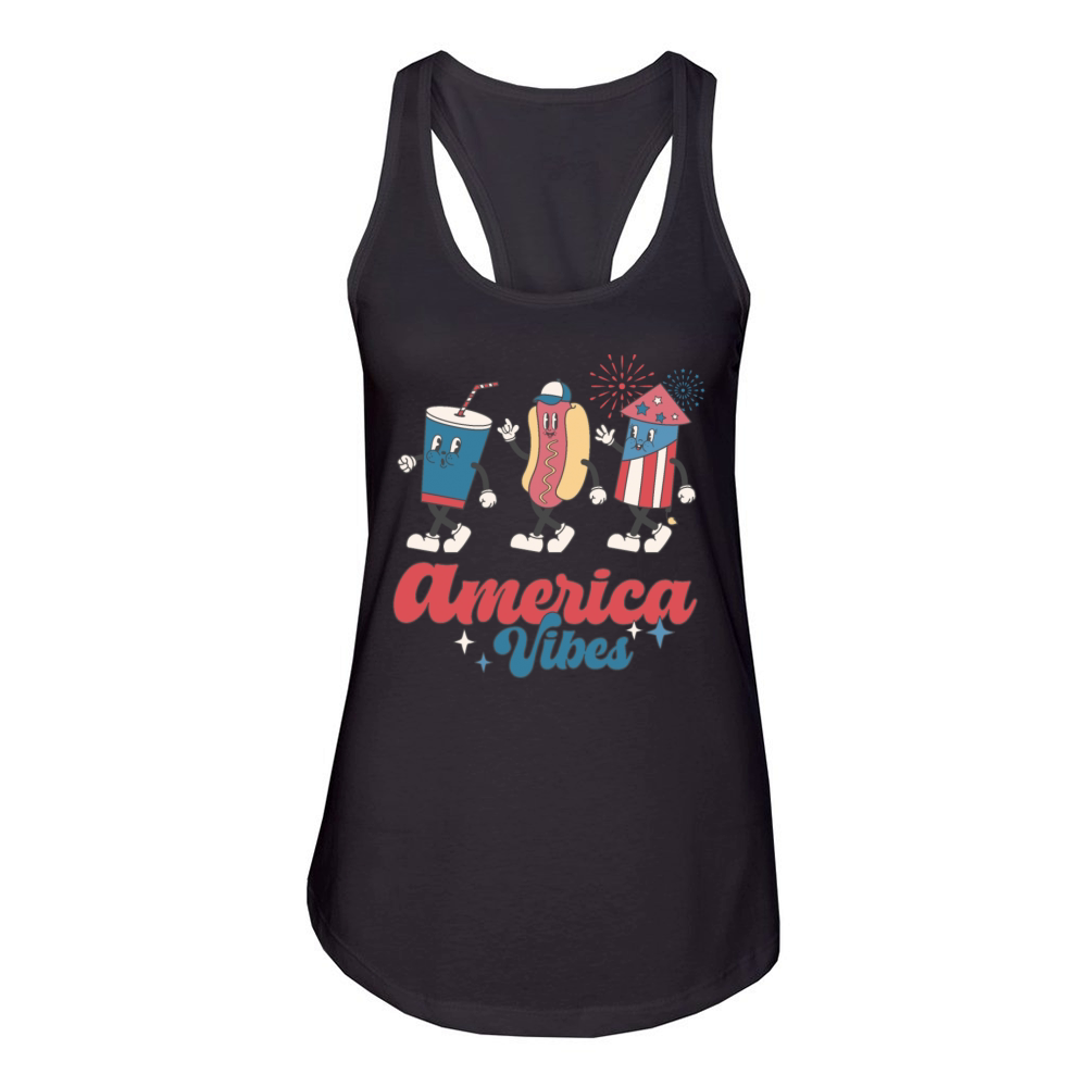 America Vibes Women's Racerback Tank