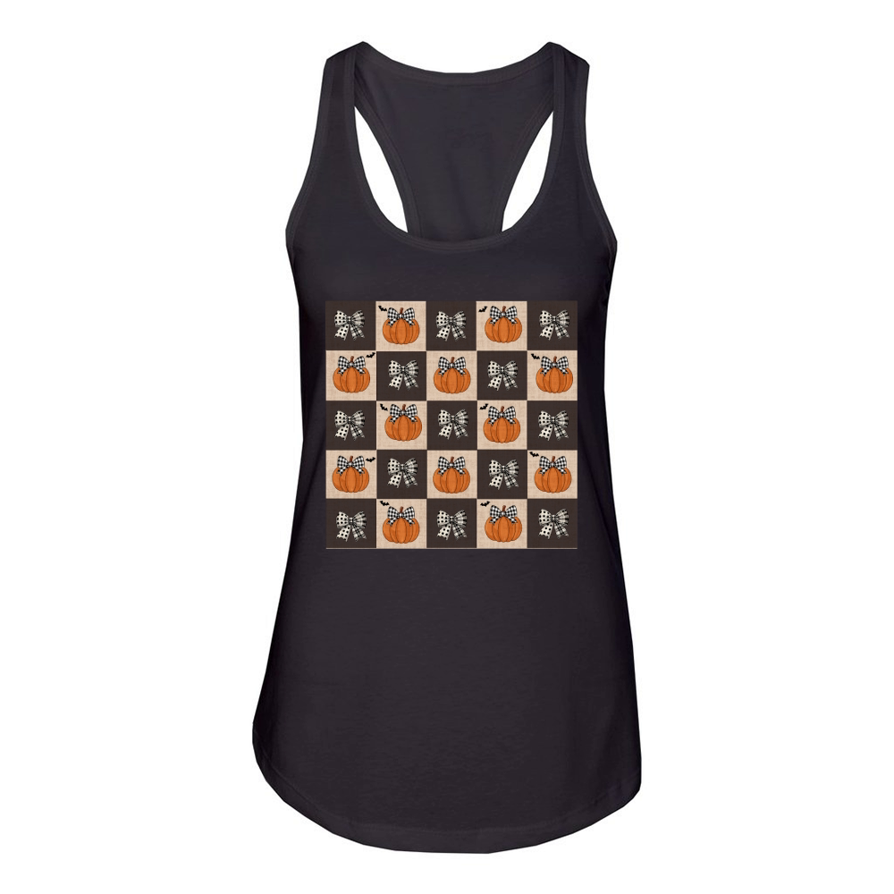 Halloween Pumpkin Women's Racerback Tank