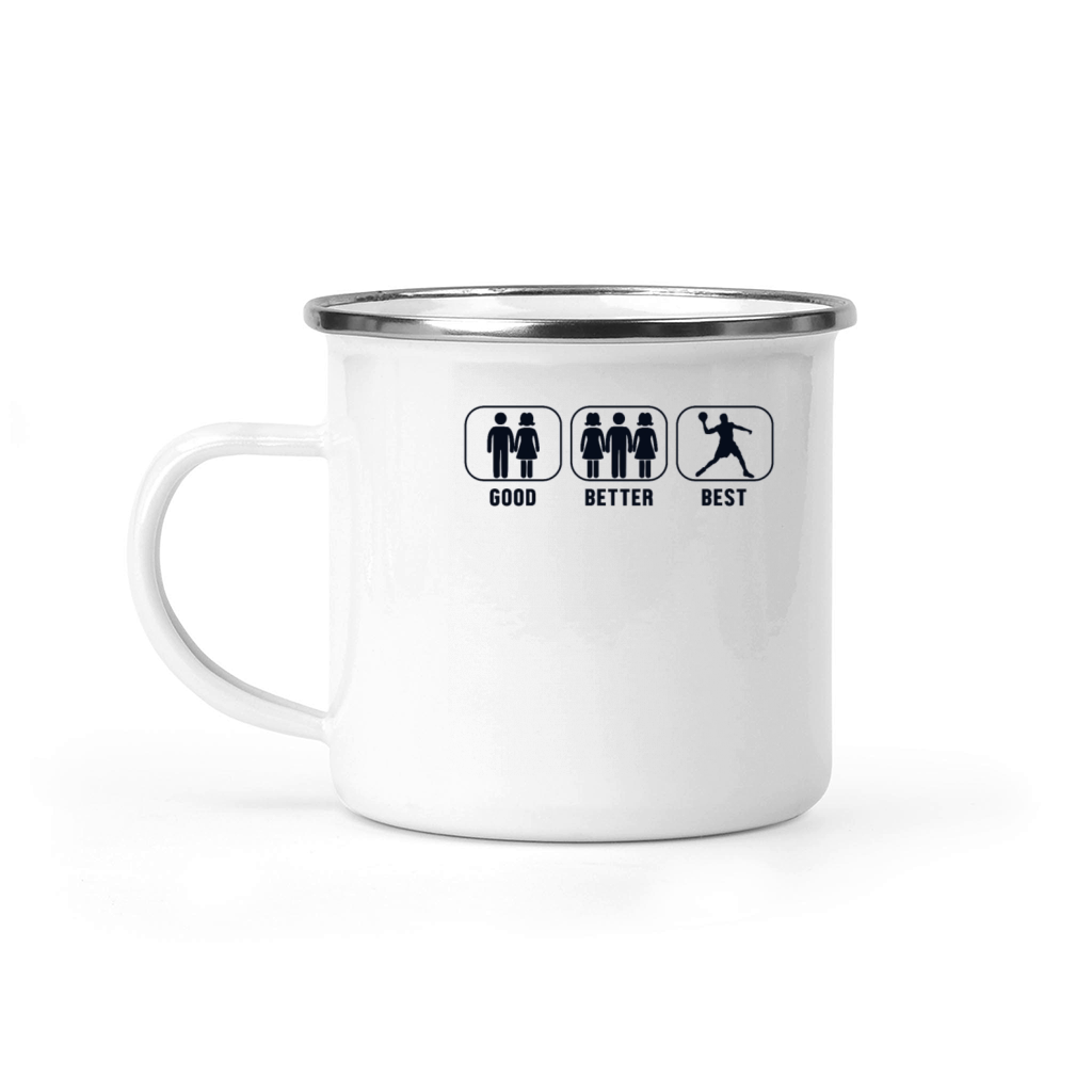 Good Better Best Dodgeball Team Game Prisonball Camping Mug