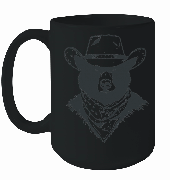 Bear Cowboy In Cowboy Hat Bear Lovers Gifts Ceramic Mug