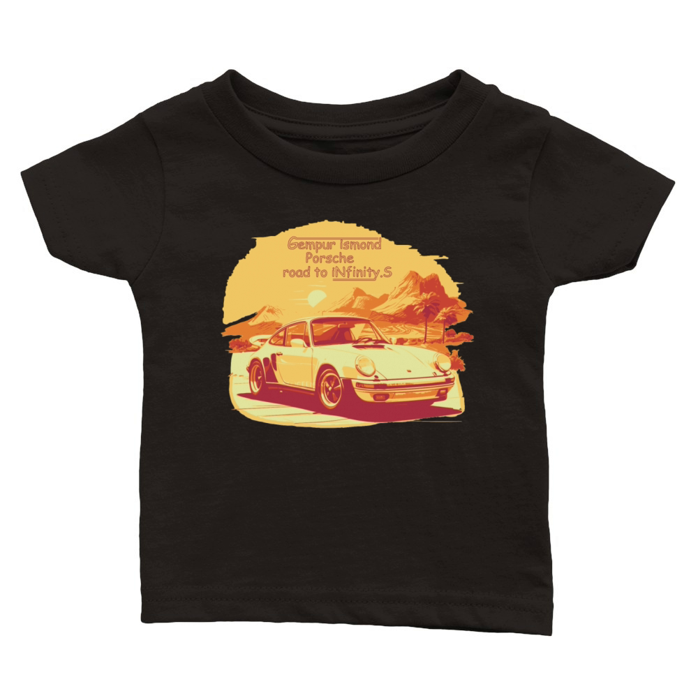 Gempur Ismond porsce road to Infinity Classic Baby Crewneck T-shirt
