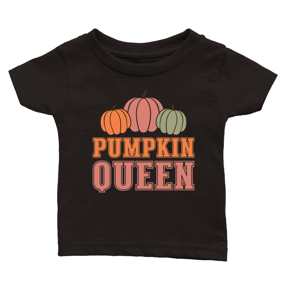 Pumpkin Queen (1) Classic Baby Crewneck T-shirt