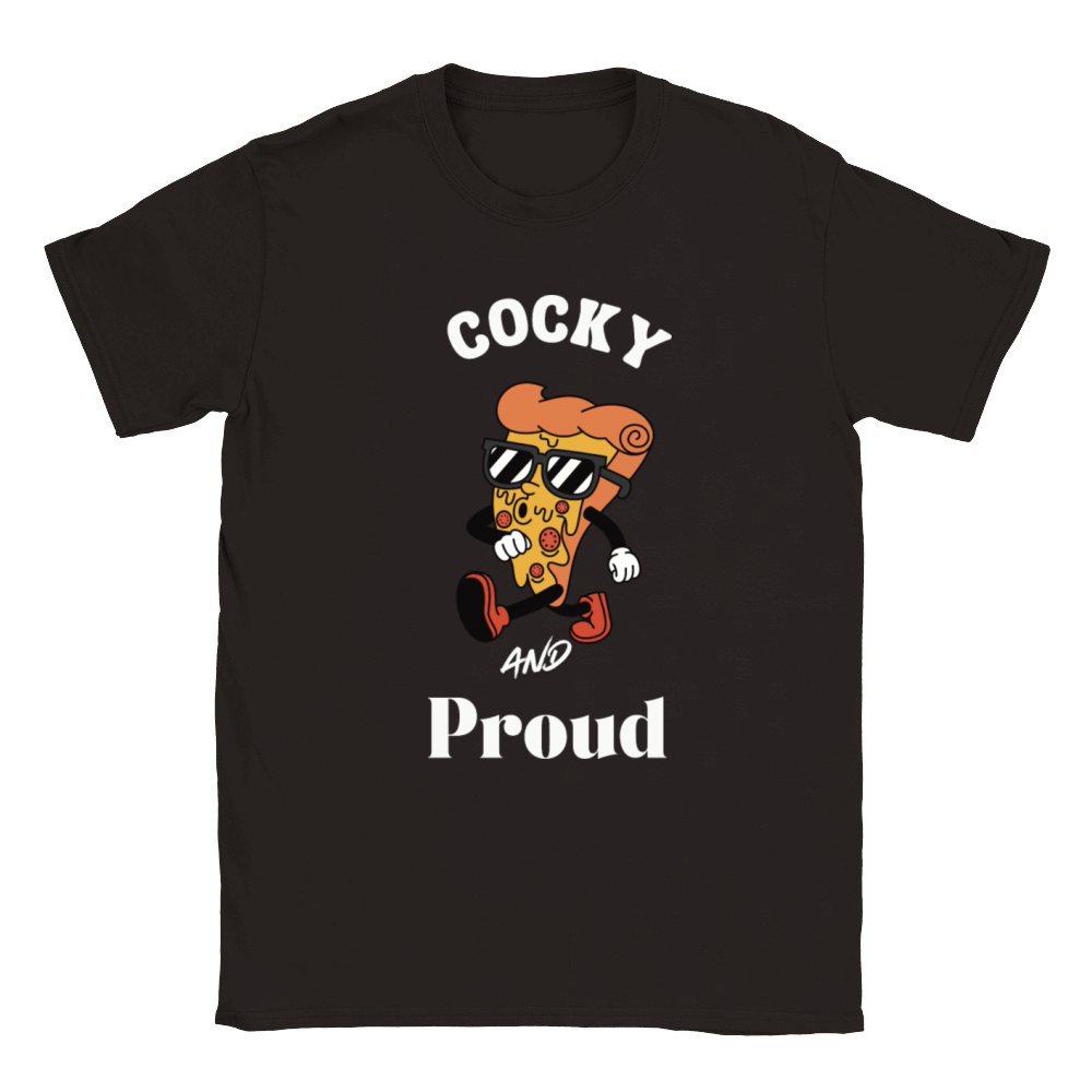 Cocky And Proud Classic Kids Crewneck T-shirt