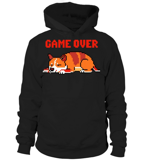 game over dog pixel Hoodie Unisex
