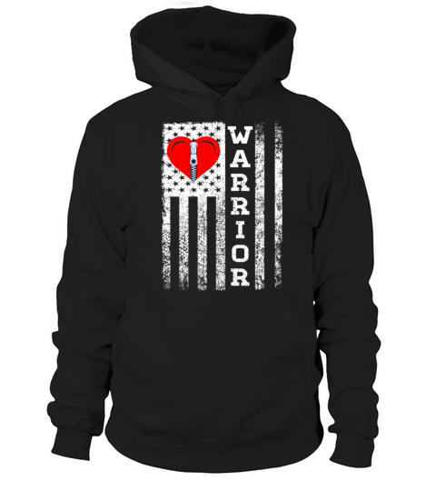 Open Heart Surgery Warrior Heart Patients Survivor Hoodie Unisex