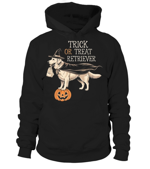 Trick or Treat Retriever Hoodie Unisex