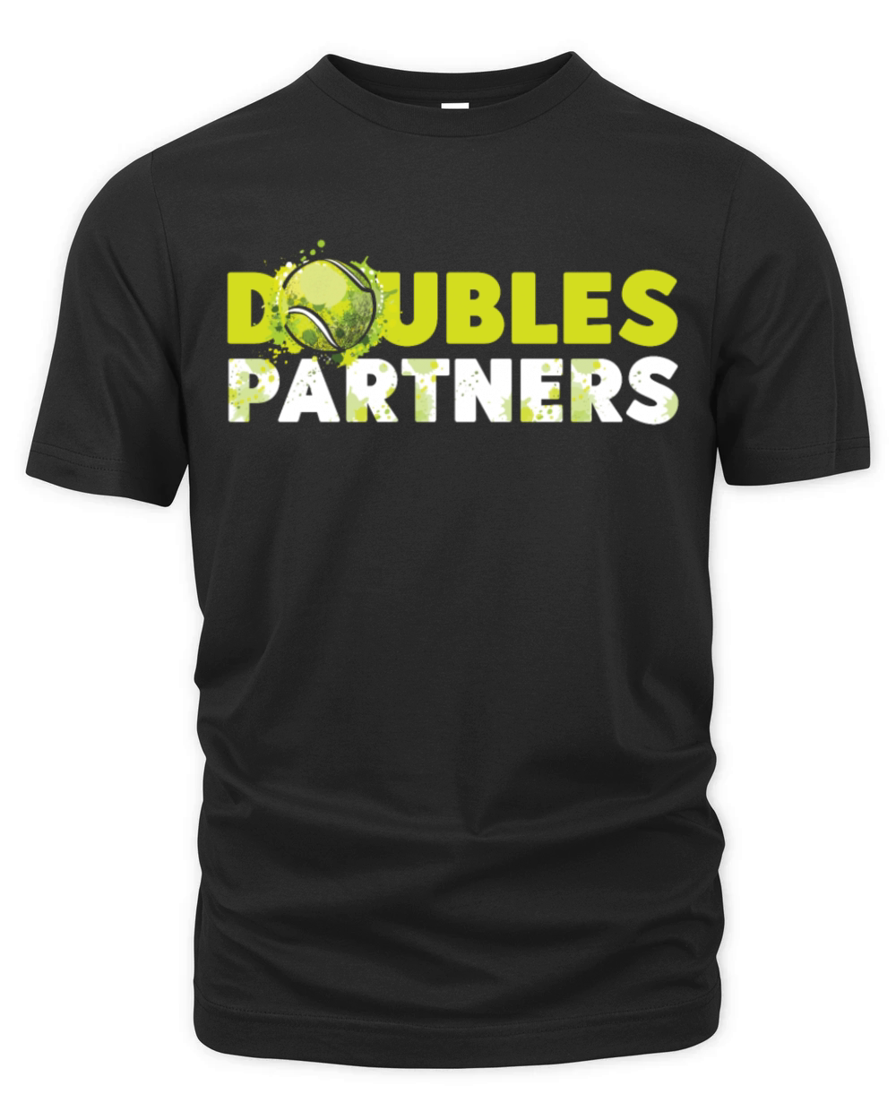 Funny Tennis Player Racket Besties Organic Unisex T-shirt