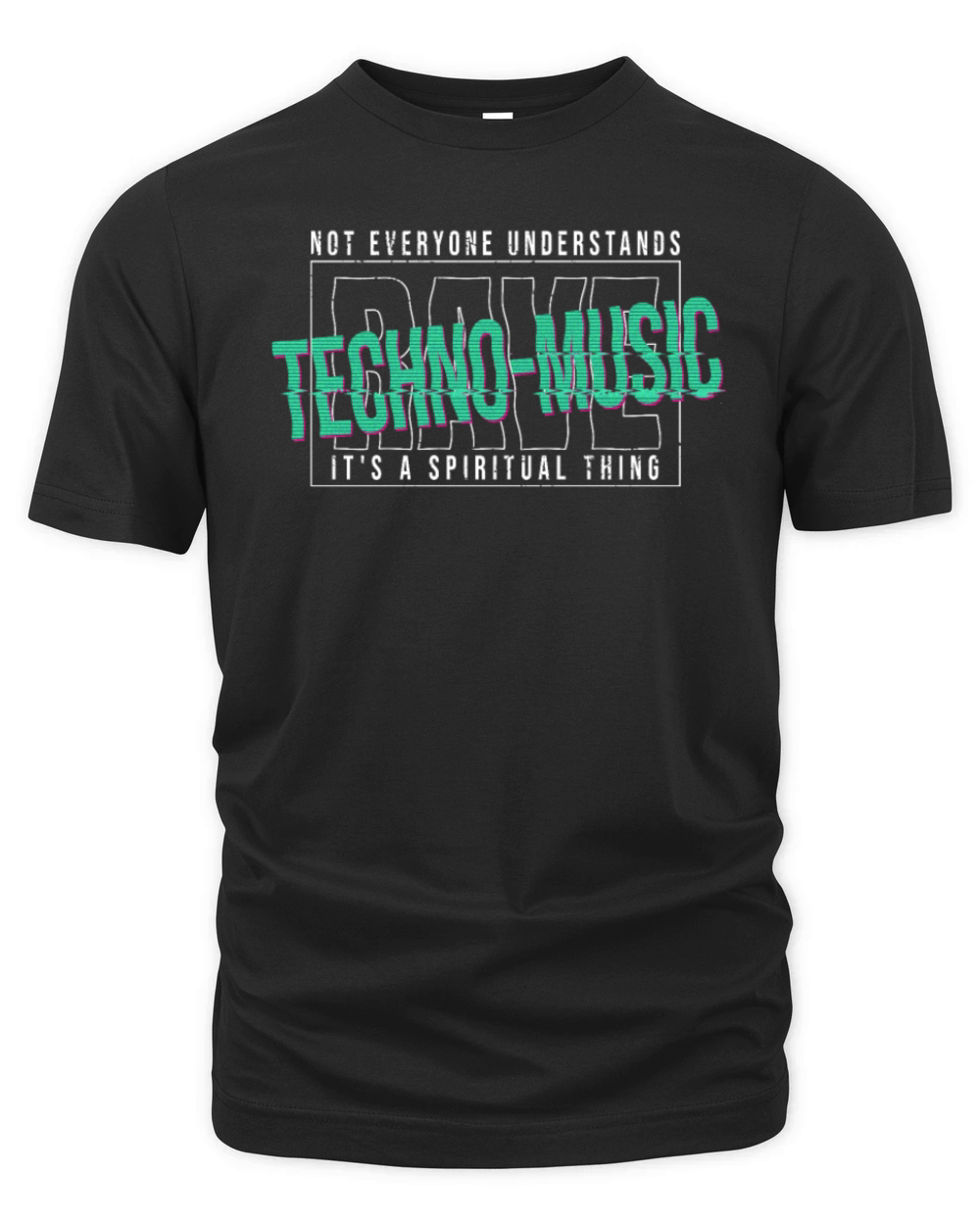 Hardcore Rave Music Raver EDM House-Music Organic Unisex T-shirt