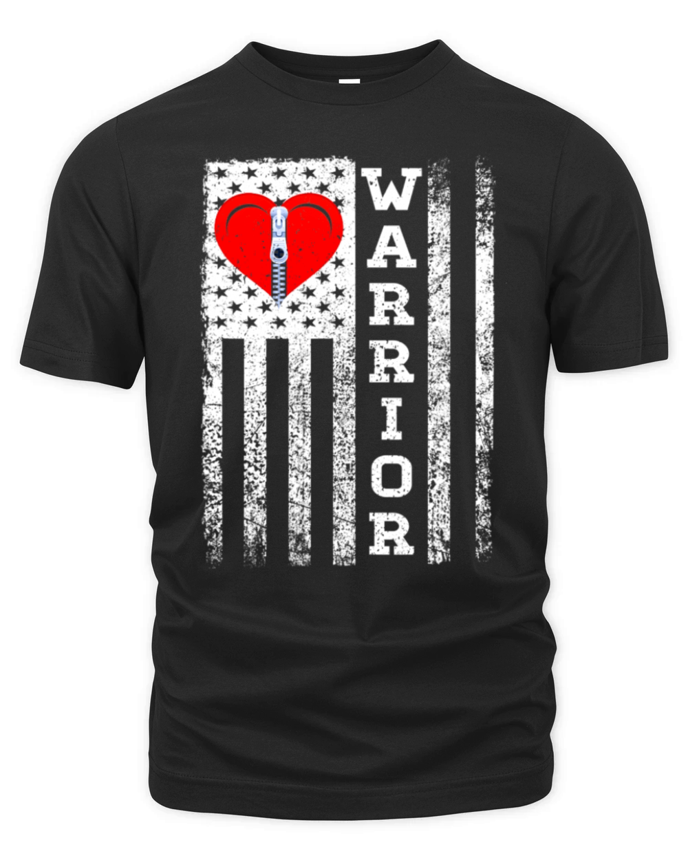 Open Heart Surgery Warrior Heart Patients Survivor Organic Unisex T-shirt